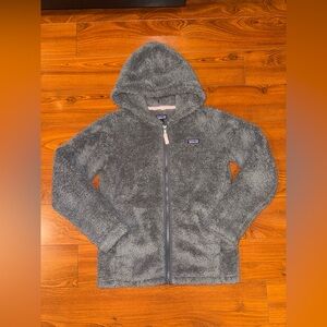 Patagonia Fuzzy Gray Kids Hoodie